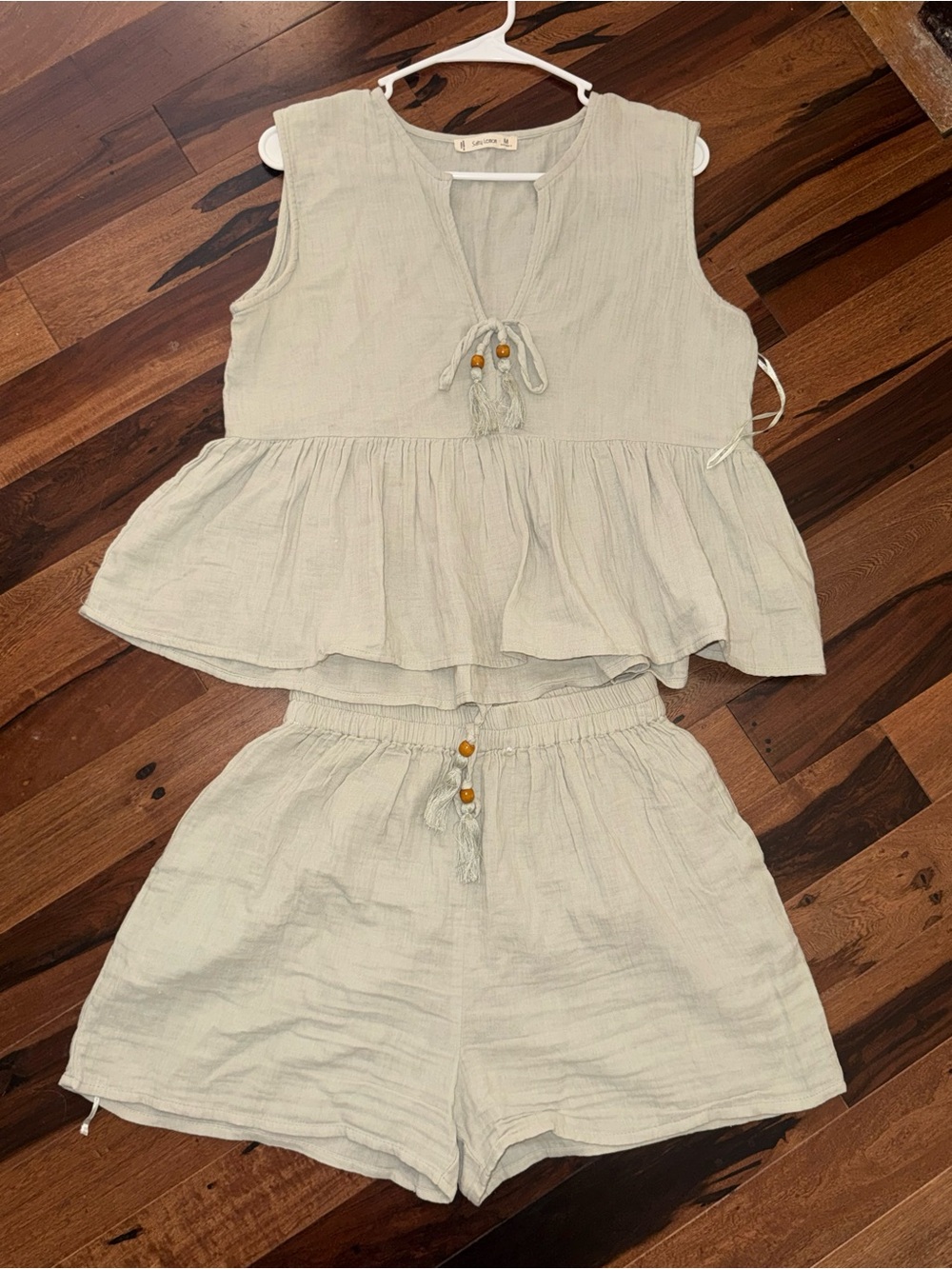 Women’s Salty Lemon Linen Set